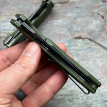 Load image into Gallery viewer, CATALYST - Green G10 Handles, D2 Blade
