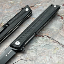 Load image into Gallery viewer, TANGO - Black G10 Handles, D2 Tanto Blade