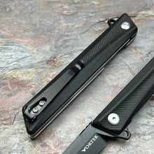 Load image into Gallery viewer, TANGO - Black G10 Handles, D2 Tanto Blade
