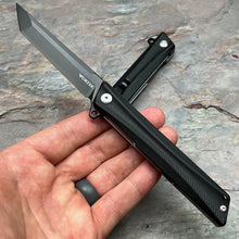 Load image into Gallery viewer, TANGO - Black G10 Handles, D2 Tanto Blade