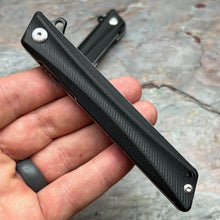 Load image into Gallery viewer, TANGO - Black G10 Handles, D2 Tanto Blade