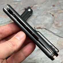 Load image into Gallery viewer, TANGO - Black G10 Handles, D2 Tanto Blade