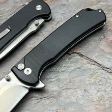 Load image into Gallery viewer, SENTRY - Black G10 Handles, D2 Blade