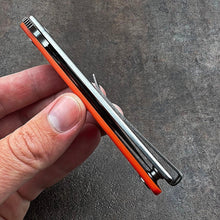 Load image into Gallery viewer, SPARROW - 9Cr18MoV Drop Point Blade, Orange G10, Frame Lock