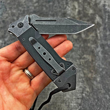 Load image into Gallery viewer, WARTHOG - Heavy Duty Knife, 8Cr13MoV Blade, Black G10 Handles