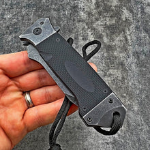 Load image into Gallery viewer, WARTHOG - Heavy Duty Knife, 8Cr13MoV Blade, Black G10 Handles