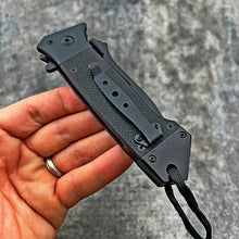 Load image into Gallery viewer, WARTHOG - Heavy Duty 8Cr13MoV Blade, Black G10 Handles