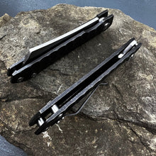 Load image into Gallery viewer, KYOTO - D2 Blade, Stainless Steel Stonewashed Handle