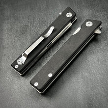 Load image into Gallery viewer, VANGUARD - Black G10 Handle, 8Cr13MoV Blade