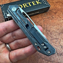 Load image into Gallery viewer, SILKY - Stonewashed Stainless Steel Handles, D2 Drop Point Blade