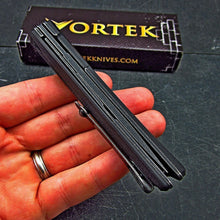 Load image into Gallery viewer, BOOTLEGGER - Black G10 Handles, Black 8Cr13MoV Blade