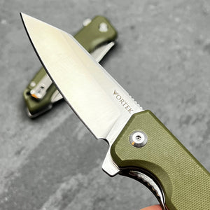 RECOIL - Green G10 Handles, D2 Blade