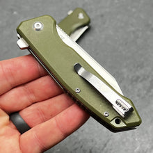 Load image into Gallery viewer, RECOIL - Green G10 Handles, D2 Blade