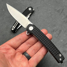 Load image into Gallery viewer, BURST - Black G10 Handles, D2 Blade