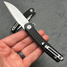 Load image into Gallery viewer, BURST - Black G10 Handles, D2 Blade