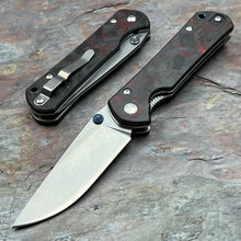 Load image into Gallery viewer, OTIS - D2 Blade, Red and Black Carbon Fiber Handles