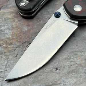 OTIS - D2 Blade, Red and Black Carbon Fiber Handles