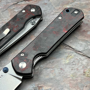 OTIS - D2 Blade, Red and Black Carbon Fiber Handles