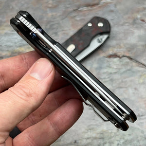 OTIS - D2 Blade, Red and Black Carbon Fiber Handles