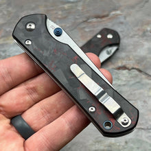 Load image into Gallery viewer, OTIS - D2 Blade, Red and Black Carbon Fiber Handles