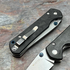 OTIS - D2 Blade, Black Carbon Fiber Handles