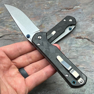 OTIS - D2 Blade, Black Carbon Fiber Handles