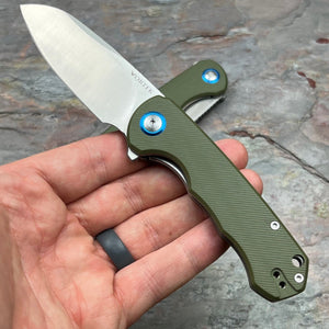 BADGER - Green G10 Handles, D2 Blade