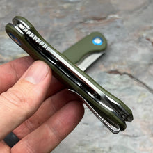 Load image into Gallery viewer, BADGER - Green G10 Handles, D2 Blade