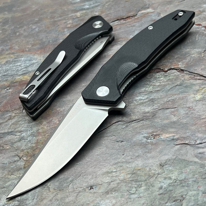 CATALYST - Black G10 Handles, D2 Blade