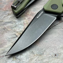 Load image into Gallery viewer, CATALYST - Green G10 Handles, D2 Blade