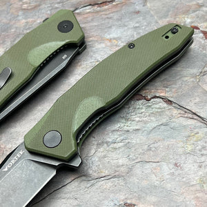 CATALYST - Green G10 Handles, D2 Blade