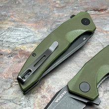 Load image into Gallery viewer, CATALYST - Green G10 Handles, D2 Blade