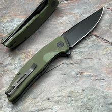 Load image into Gallery viewer, CATALYST - Green G10 Handles, D2 Blade