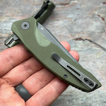 Load image into Gallery viewer, CATALYST - Green G10 Handles, D2 Blade