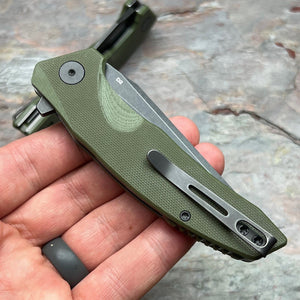 CATALYST - Green G10 Handles, D2 Blade