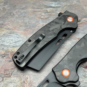 GALLANT - Black Carbon Fiber Handles, D2 Blade