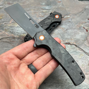 GALLANT - Black Carbon Fiber Handles, D2 Blade