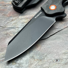 Load image into Gallery viewer, DELTA - Black Carbon Fiber Handles, D2 Blade