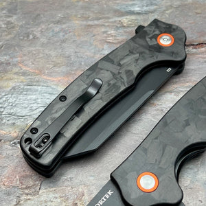 DELTA - Black Carbon Fiber Handles, D2 Blade