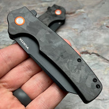 Load image into Gallery viewer, DELTA - Black Carbon Fiber Handles, D2 Blade