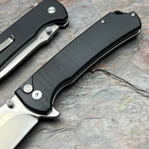 SENTRY - Black G10 Handles, D2 Blade