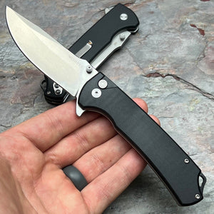 SENTRY - Black G10 Handles, D2 Blade