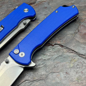 SENTRY - Blue G10 Handles, D2 Blade