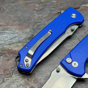 SENTRY - Blue G10 Handles, D2 Blade