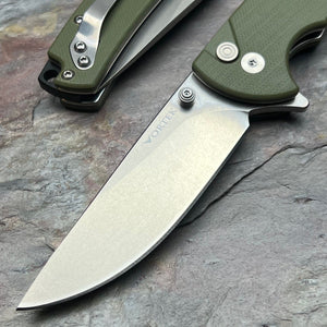 SENTINEL - Green G10 Handles, D2 Blade