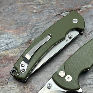 SENTINEL - Green G10 Handles, D2 Blade