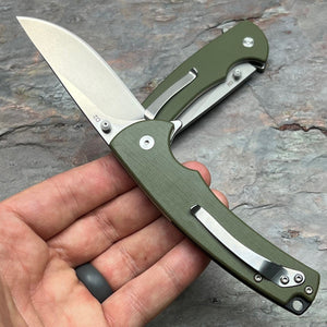 SENTINEL - Green G10 Handles, D2 Blade