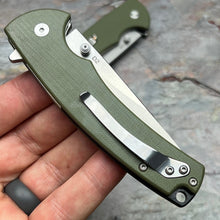 Load image into Gallery viewer, SENTINEL - Green G10 Handles, D2 Blade