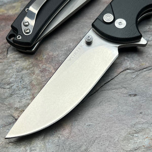 SENTINEL - Black G10 Handles, D2 Blade