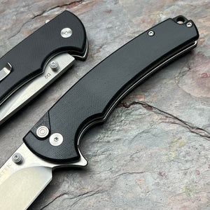 SENTINEL - Black G10 Handles, D2 Blade